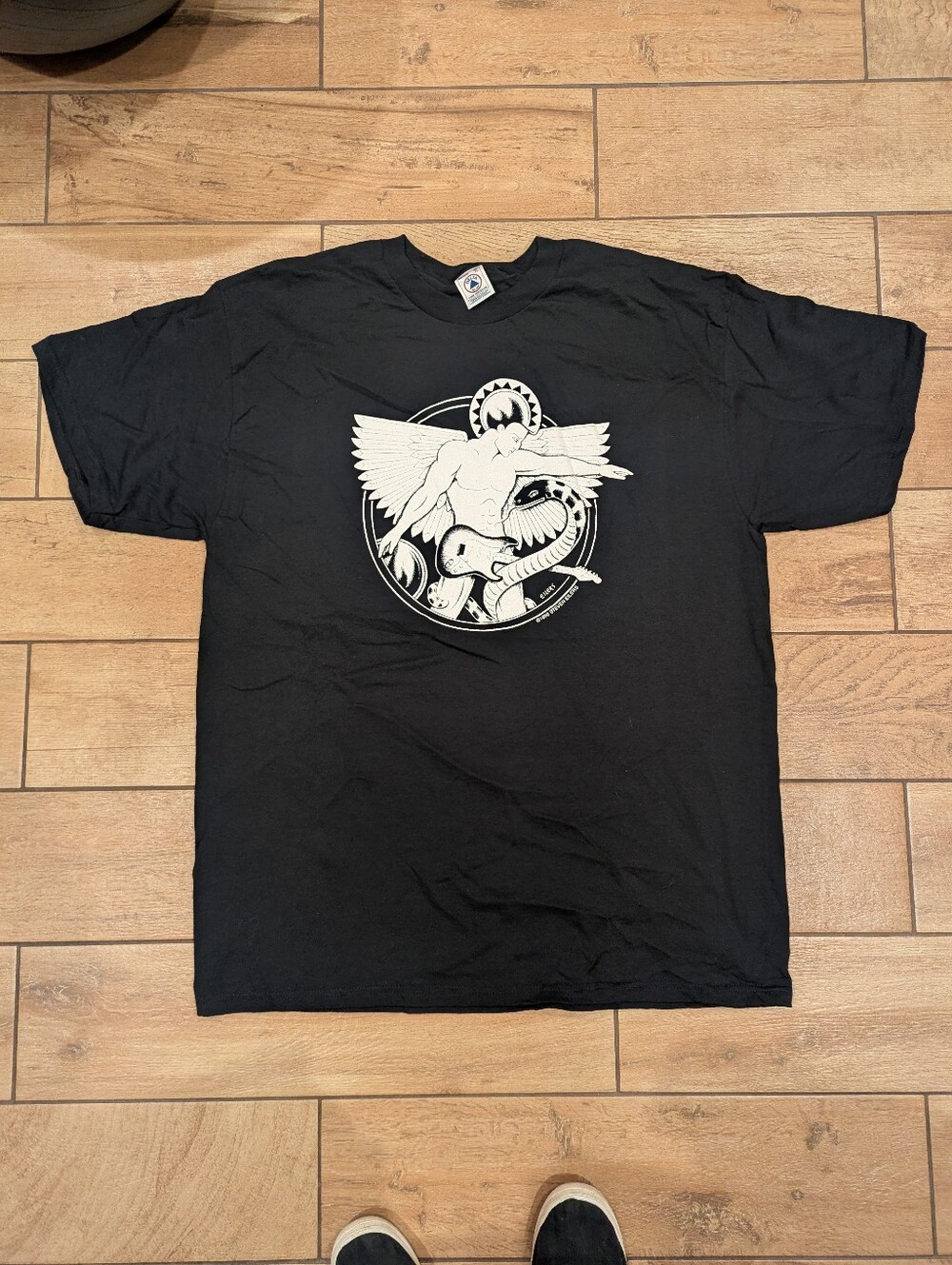 Vintage 1998 Steven Eilers Black T Shirt Men size XL the song of the serpent gui